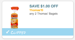 Thomas' Bagels Coupon