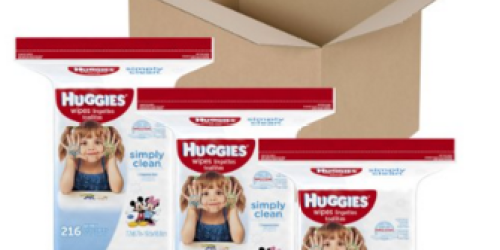 Amazon: Huggies Simply Clean Baby Wipes 648 Count ONLY $8.32 Shipped