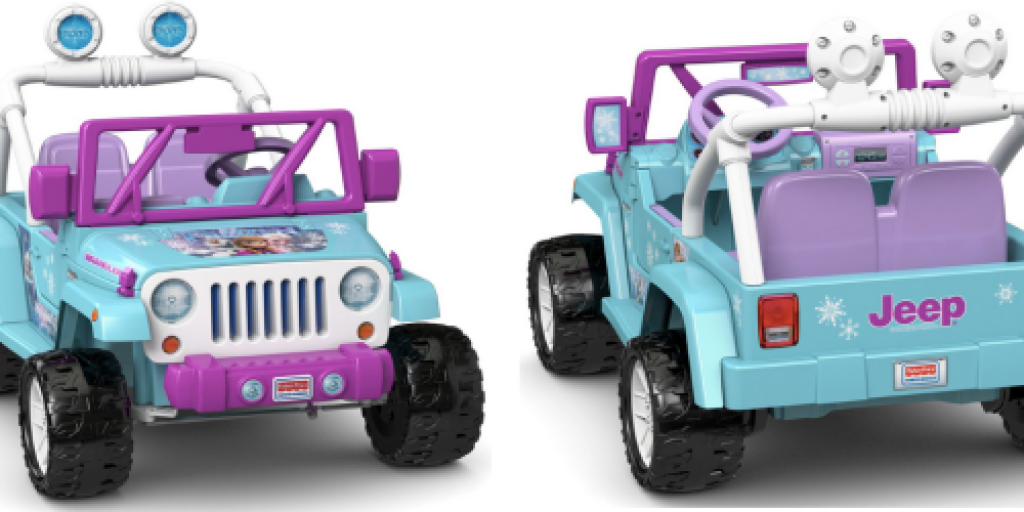 Amazon: Power Wheels Disney Frozen Jeep Wrangler $199 Shipped + FREE Gund Bear