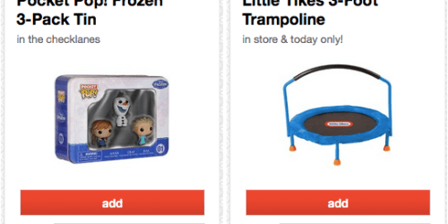 Target: 50% Off Little Tikes Trampoline AND 50% Off Pocket Pop! Frozen 3-Pack Tin