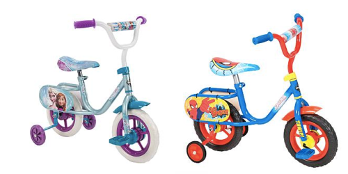 Kmart: Kids 10″ Disney Frozen & Spider-Man Bikes Only $19.99 (Reg. $49.99)