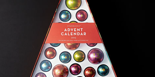 Starbucks 2015 Ornament Advent Calendar AND $5 Starbucks Gift Card ONLY $22.66