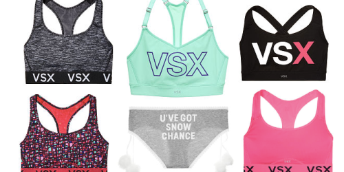 Victoria’s Secret: TWO Sports Bras, Panty AND 2 Secret Reward Cards $54.50 Shipped