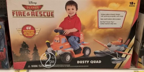 Target: Dusty Planes Fire & Rescue Quad Ride-On Only $38.49 (Reg. $69.99)