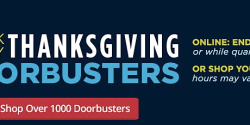Sears: 2015 Thanksgiving Doorbuster Deals LIVE