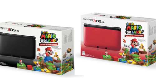 Walmart: Nintendo 3DS XL Handheld Console with Super Mario 3D Land Only $129 Shipped