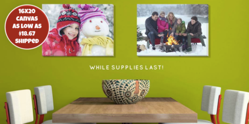 Easy Canvas Prints: 16×20 Canvas Prints as Low as Only $18.67 Each Shipped (Reg. $116.23)