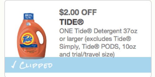 High Value $2/1 Tide Detergent Coupon + LOTS of Great Deals