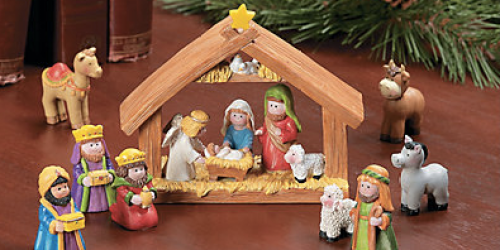 Oriental Trading: FREE Shipping on ALL Orders = Mini Nativity Set Only $9.98 Shipped