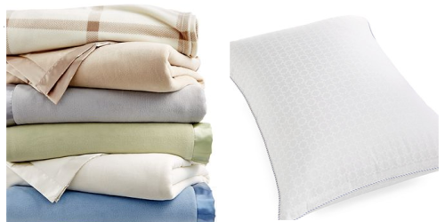Macy’s: Great Deal on Martha Stewart Blanket & Tommy Hilfiger Pillow