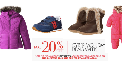 Amazon: Extra 20% Off Clothing, Shoes, Boots & More With Code 20CYBERWK