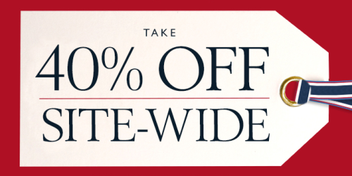 Tommy Hilfiger: 40% Off Site-Wide + Additional 50% Off for ShopRunner Members