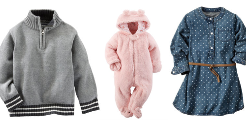 Carter’s & OshKosh: FREE Shipping = Baby Fleece Jumpsuits ONLY $7 Shipped (Reg. $20)