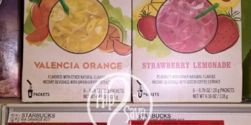 Target: Starbucks VIA Refreshers 6-Count Only $2.74 Each (After Gift Card)