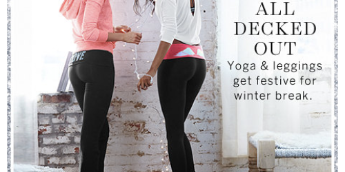 Victoria’s Secret: TWO Yoga Pants & TWO Reward Cards Only $50 Shipped