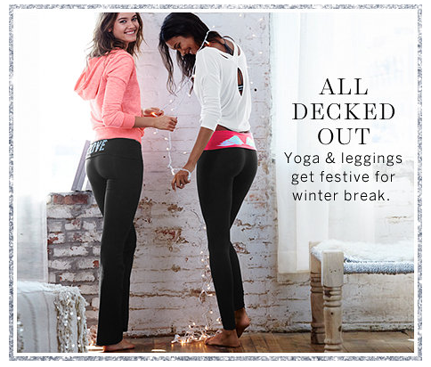 Victoria's Secret: TWO Yoga Pants & TWO Reward Cards Only $50 Shipped