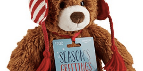 Amazon: Gift Card Promos & Discounts (FREE Gund Teddy Bear + More)