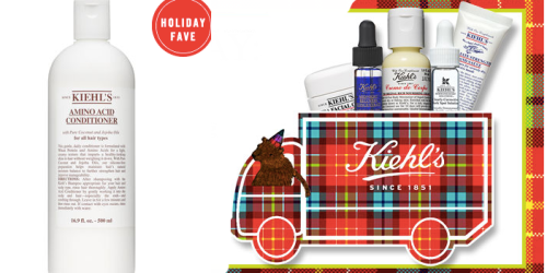 Kiehl’s.com: Free Shipping + 5 Deluxe Samples with ANY Order = Conditioner $7 Shipped + More