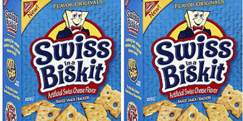 *RESET* Buy 1 Get 1 Free Swiss in a Biskit Crackers Coupon = $1.25 Per Box at Walmart + More