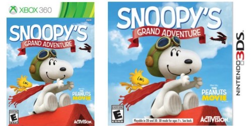 Best Buy: Snoopy’s Grand Adventure Game For Xbox 360 & Nintendo 3DS $14.99 Shipped