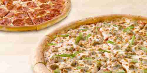 Papa John’s: Medium 1-Topping Pizza ONLY 18¢ with Purchase of Large Pizza at Regular Price