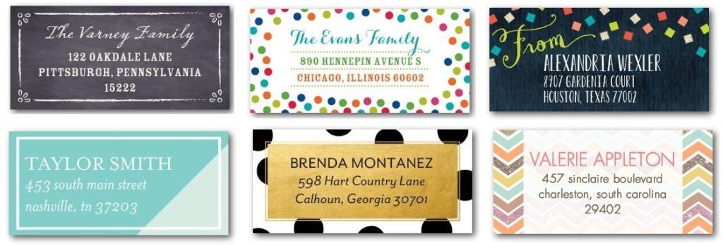 Tiny Prints Address Labels