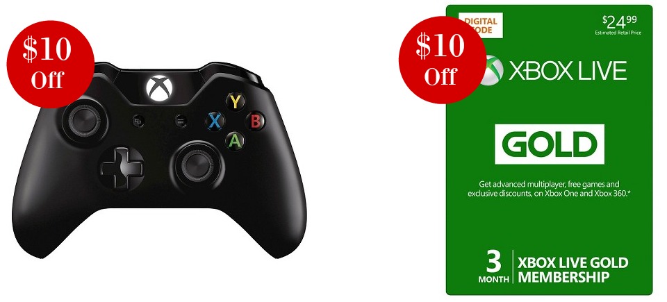 Xbox One Wireless Controller and Live membership