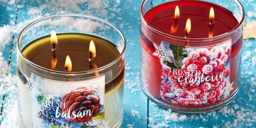 Bath & Body Works: *HOT* 3-Wick Candles $8.50 (12/5 & In-Store Only)