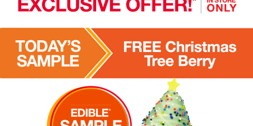 Edible Arrangements: FREE Christmas Tree Berry Sample (Today & In-Store Only)
