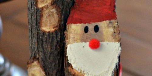 Rustic Santa Centerpiece (Easy Holiday Craft)