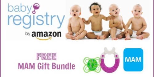 Amazon Prime Members: FREE MAM Gift Bundle With Baby Registry (1st 10,000 Only)