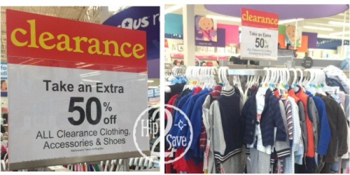BabiesRUs: Extra 50% Off Clearance (Shoes & Carter’s Sleepers Only $3.49 + More!)