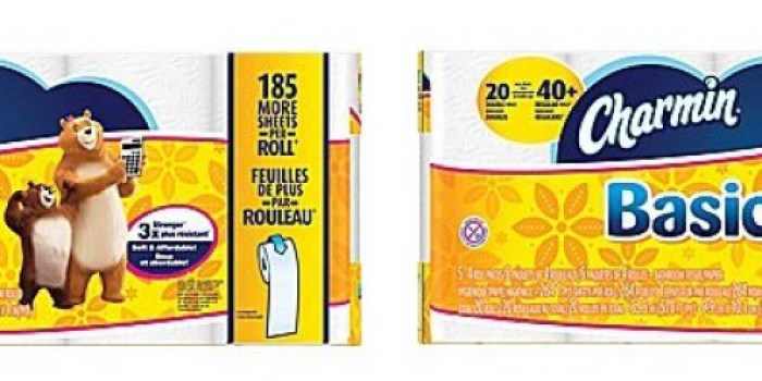 Staples: TWO Charmin Bath Tissue 20 Roll Cases Only $9.98 (Just 25¢ Per DOUBLE Roll)