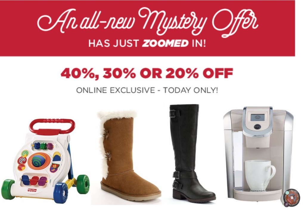 Kohl's Up to 40 Off Purchase (Check Inbox) + 30 Off & Free Shipping