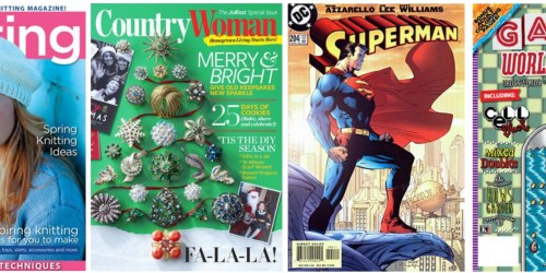 Hobby Magazine Sale: Save on Subscriptions Related to Games, Knitting, Comics, Cars, DIY…