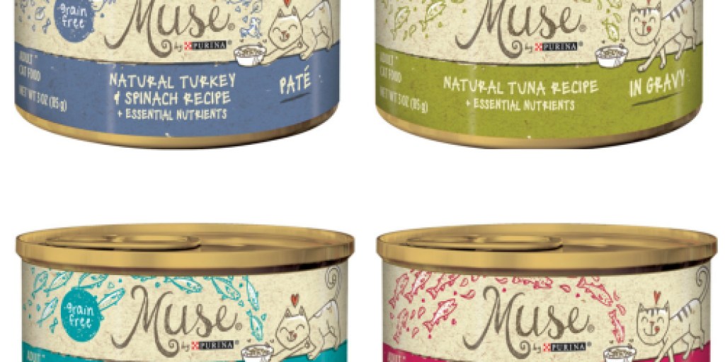New Buy 2 Muse Natural Wet Cat Food, Get 6 Free Coupon = Only 27¢ Per Can at PetSmart