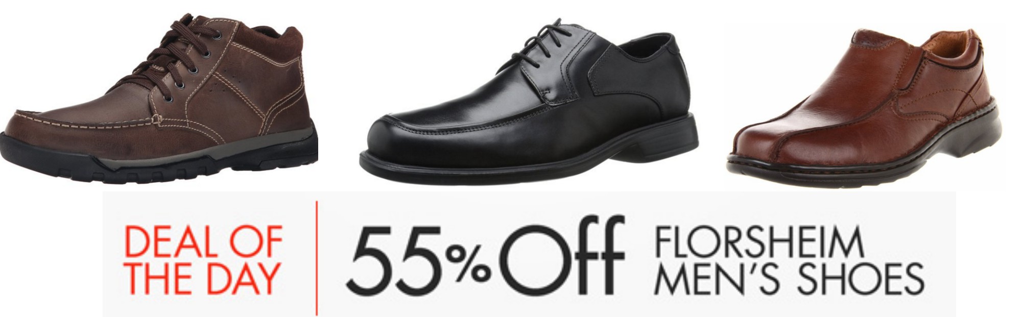 Amazon: 55% Off Florsheim Men's Shoes 
