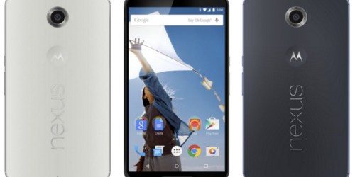 Amazon: Motorola Nexus 6 Unlocked Smartphone 32GB Only $249.99 Shipped (Reg. $649.99)