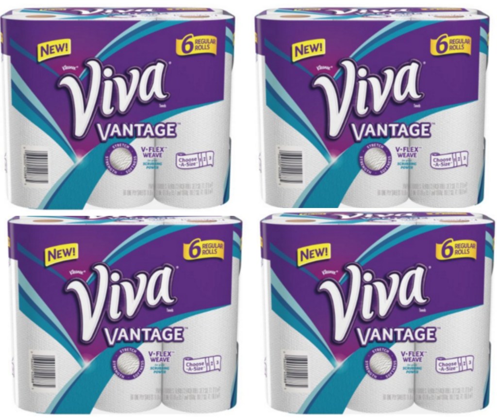 Amazon Viva Vantage Paper Towels Only 81¢ Per Roll Shipped
