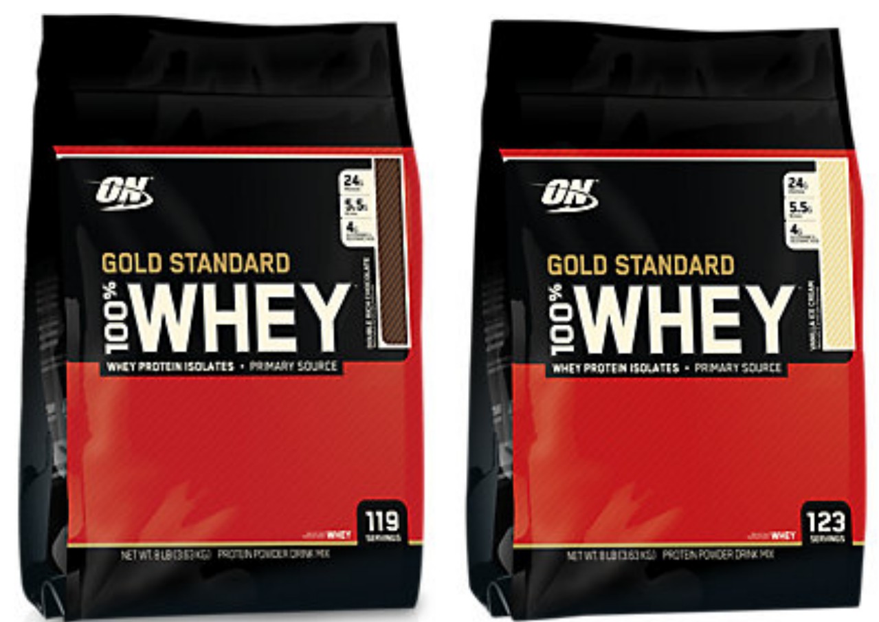 Optimum Nutrition Whey Protein Powder 8lbs AND PreWorkout Powder 64.