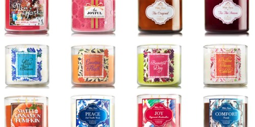 Bath & Body Works: 3-Wick Candles Only $8.99 Each Shipped (Regularly $22.50)