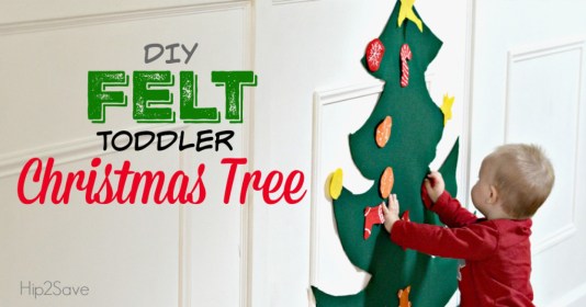 DIY Felt Toddler Christmas Tree