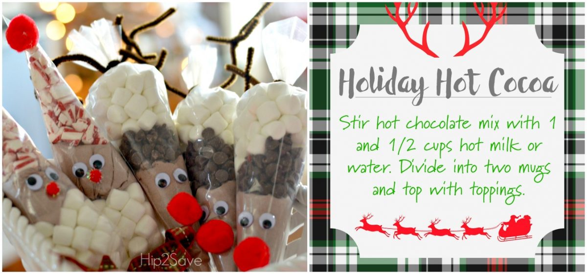 Easy Hot Cocoa Cones as Christmas Gifts by Hip2Save