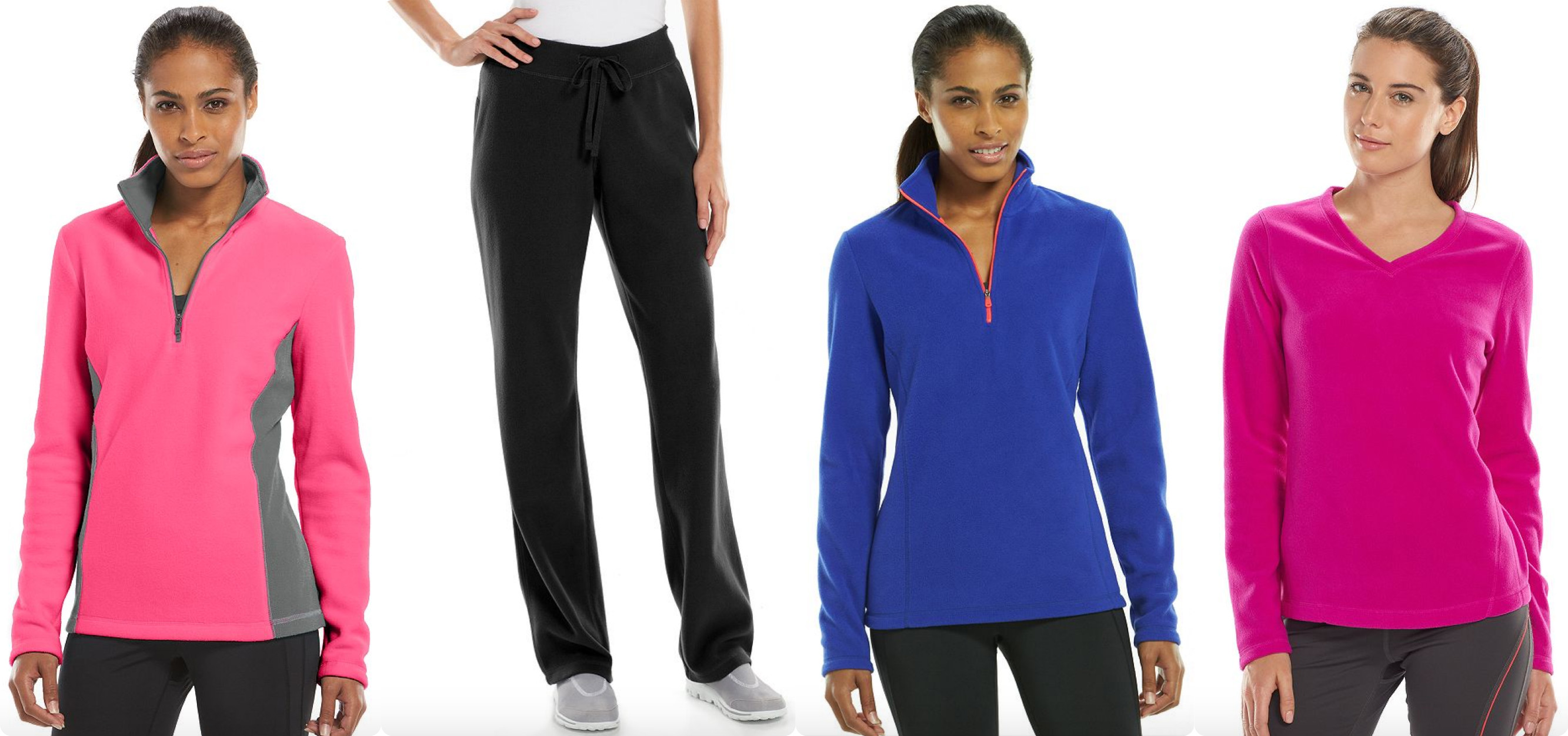 Kohl's 4 Women's Microfleece Tops & Pants Only 6.39 Each Shipped (Reg