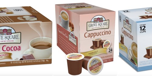 Amazon: Grove Square Cappuccino & Hot Chocolate K-Cups Only 31¢ Each Shipped