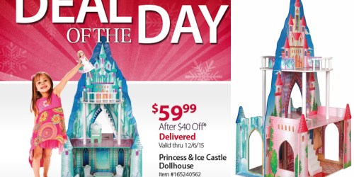 BJ’s: Princess & Ice Castle Dollhouse Only $59.99 Shipped (Reg. $99.99) – Today Only