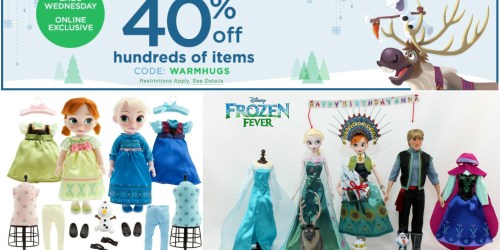 Disney Store: 40% Off Select Items = Disney Frozen Fever Gift Set $59.97 (Reg. $99.95) + More