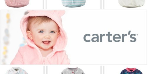 BonTon: Carter’s Infant Sleepsuits, Footies and More Only $4.50 Each Shipped (Reg. $18)