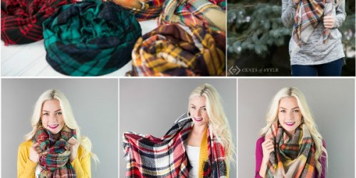 Blanket Scarves ONLY $12.95 Shipped (LOWEST Price of the Season!)
