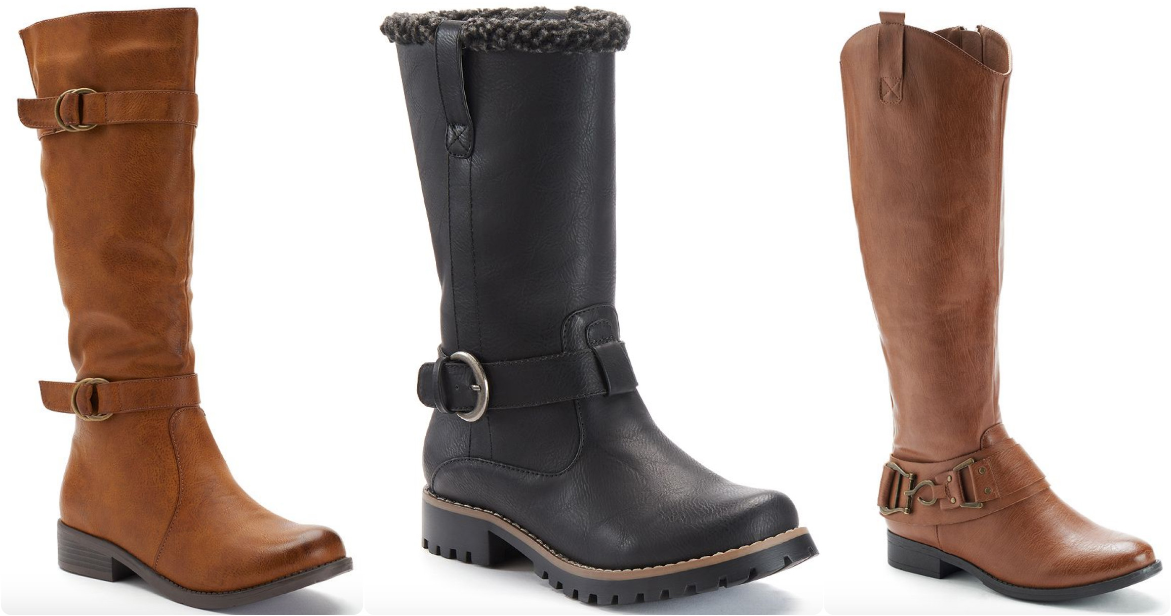 Kohls womens boots clearance on sale